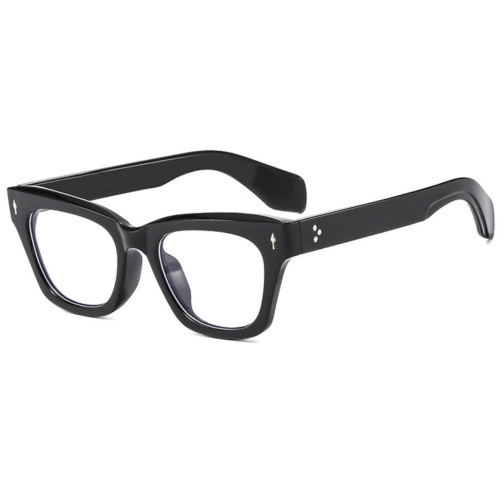 Damer Cat-Eye solbrille med moderne, transparent ramme og UV-beskyttelse Skanto