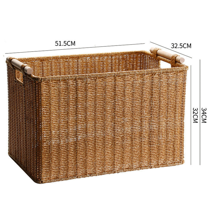 Naturlig Fiber Lagringskurv Skanto
