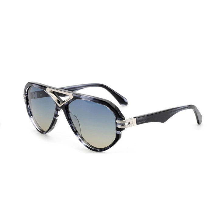 Damer elegant solbrille med markant ramme Skanto