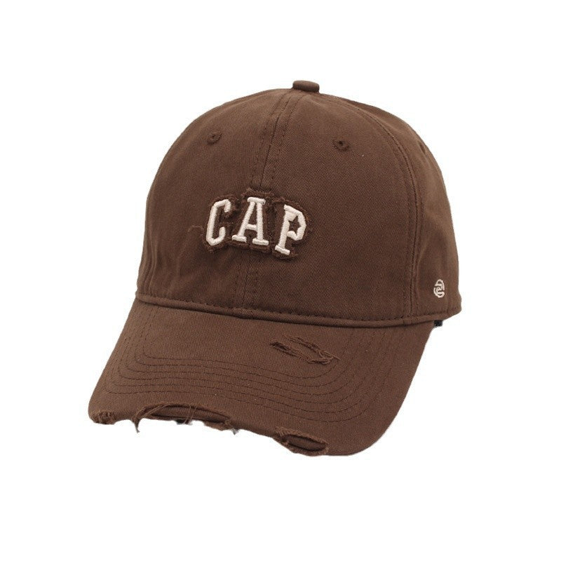 Kvinne Slitt Bomull Baseball Caps Skanto