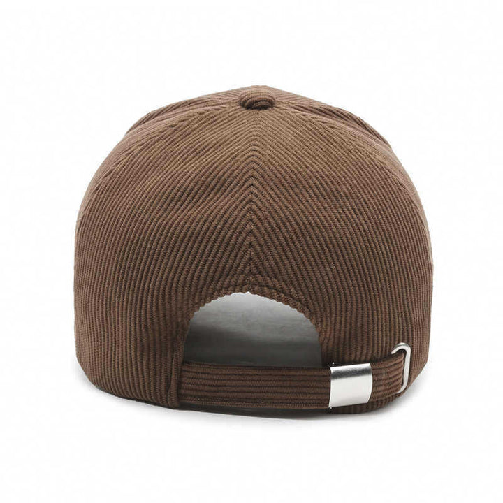 Kvinne Cordfløyel Brodert Baseball Caps Skanto