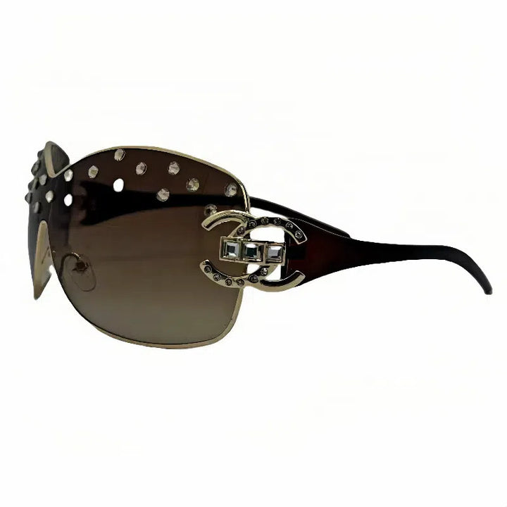 Dame moteriktig solbrille Skanto