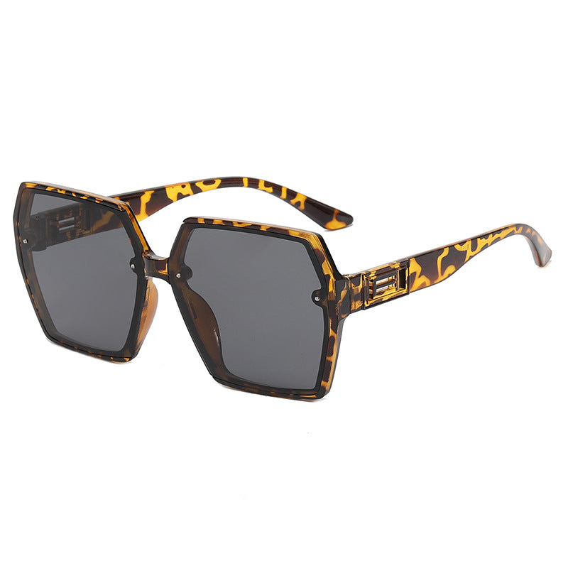 Damer Geometrisk Oversized Solbrille med moderne ramme Skanto