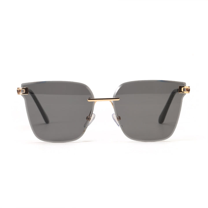 Dame moterøkt solbrille med filigranramme og UV-beskyttelse Skanto