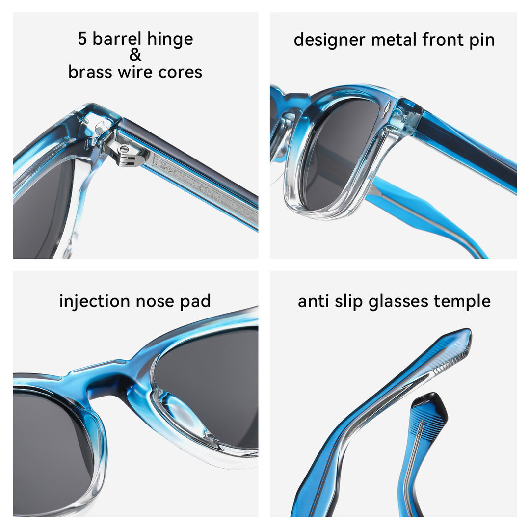 Dame moteriktig solbrille i elegant skilpadde-design Skanto