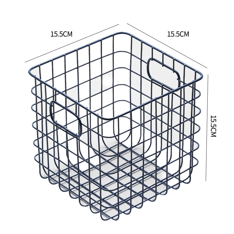 Unisex trådinndelingskurv med ergonomiske håndtak Skanto