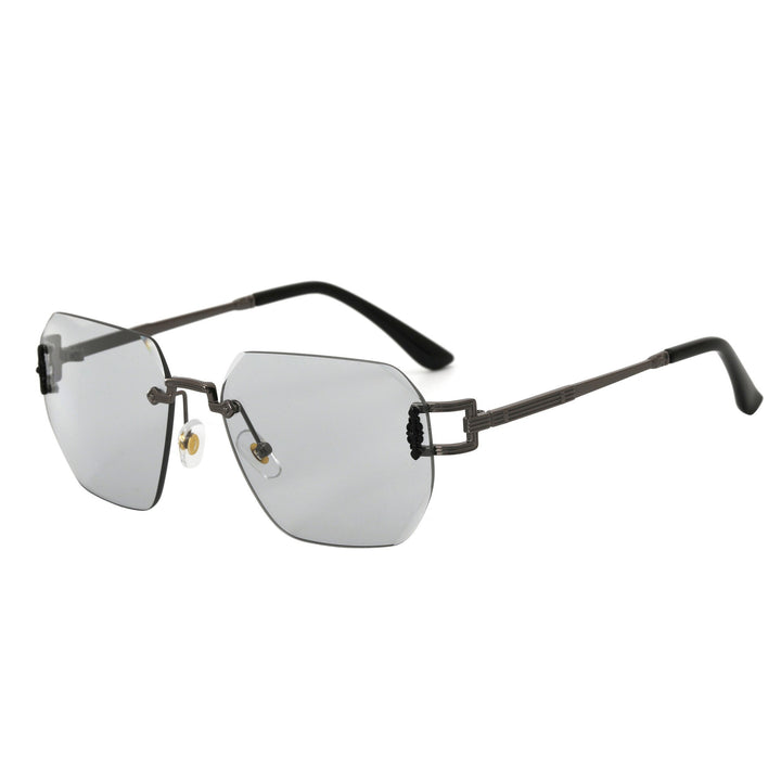 Dame Designer-solbrille i moderne, geometrisk design Skanto