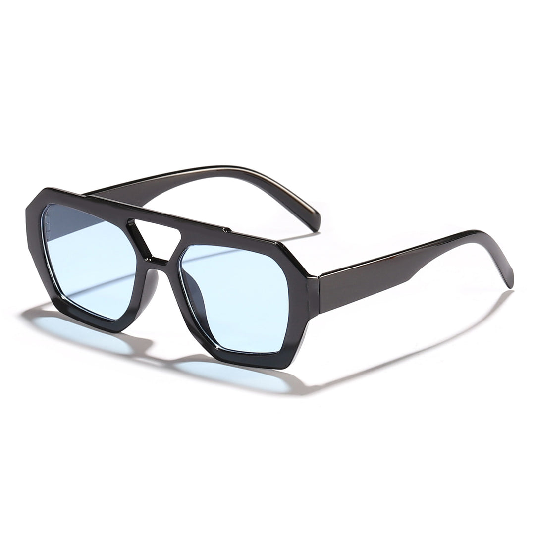 Dame moteriktig solbrille i eksklusiv oktagon-design Skanto