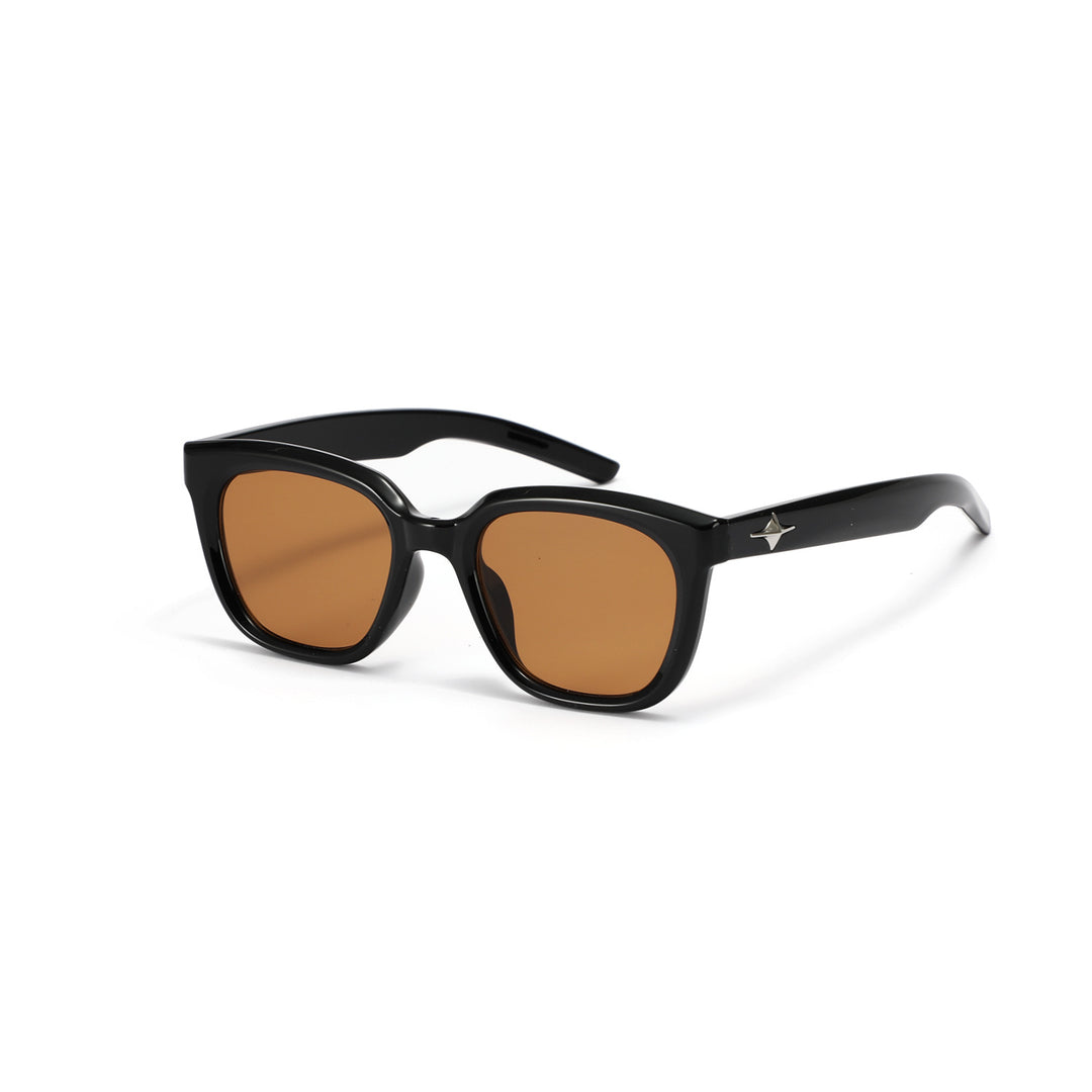 Damer moteriktig transparent solbrille med smal ramme og UV-beskyttelse Skanto