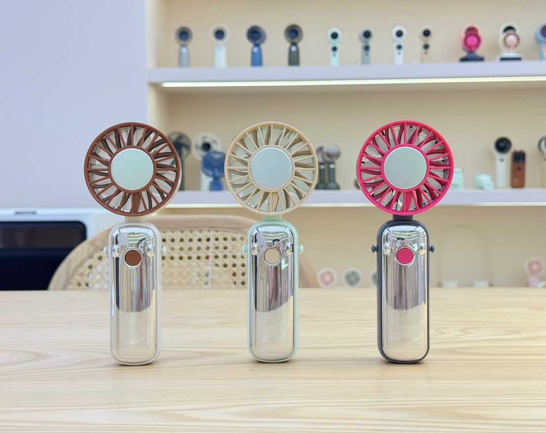 Unisex Bærbar Håndvifte med kraftig batteri og kompakt design Skanto