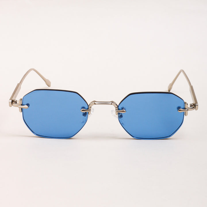 Dame solbrille med elegant åttkantet ramme og komfortable nesepads Skanto