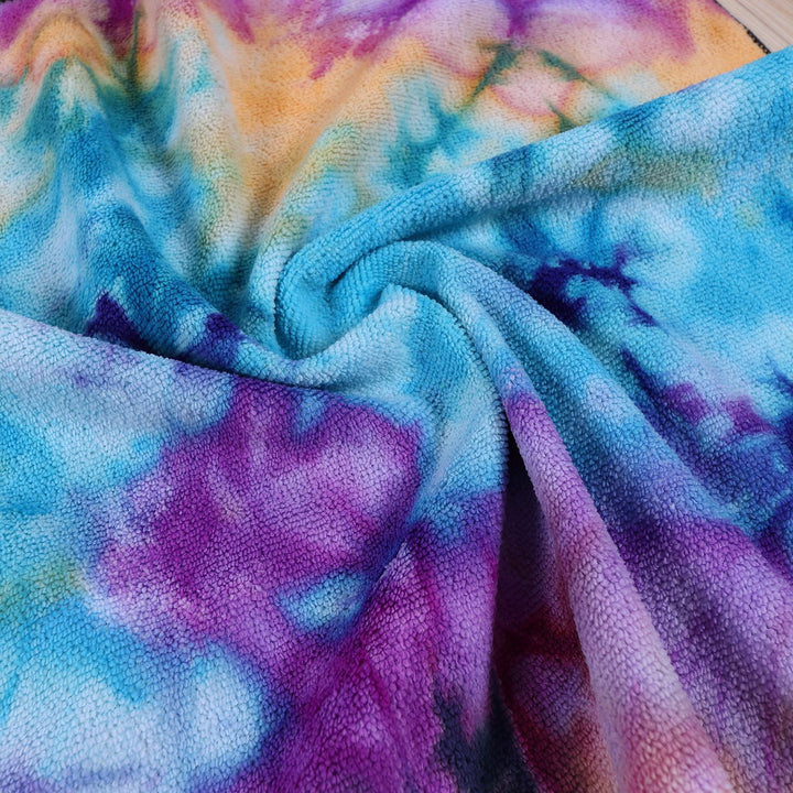 Fluffy Badeponcho med hette Skanto