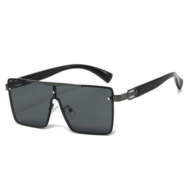 Dame Modisk Oversized Solbrille i eksklusiv Skilpaddedesign Skanto