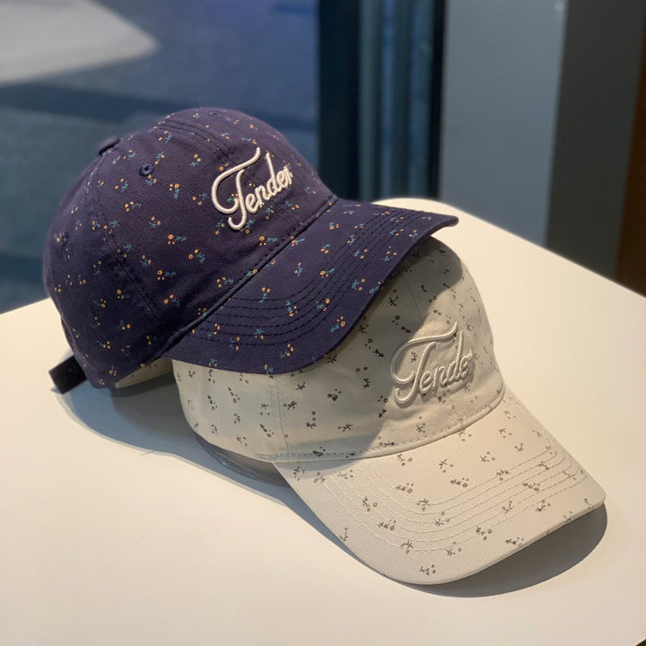 Kvinners Broderte Uformelle Grafiske Baseball Cap Skanto