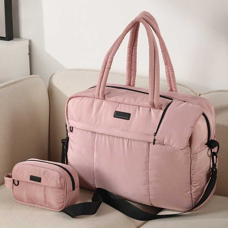 Dames elegant tote bag med avtakbar skulderveske Skanto
