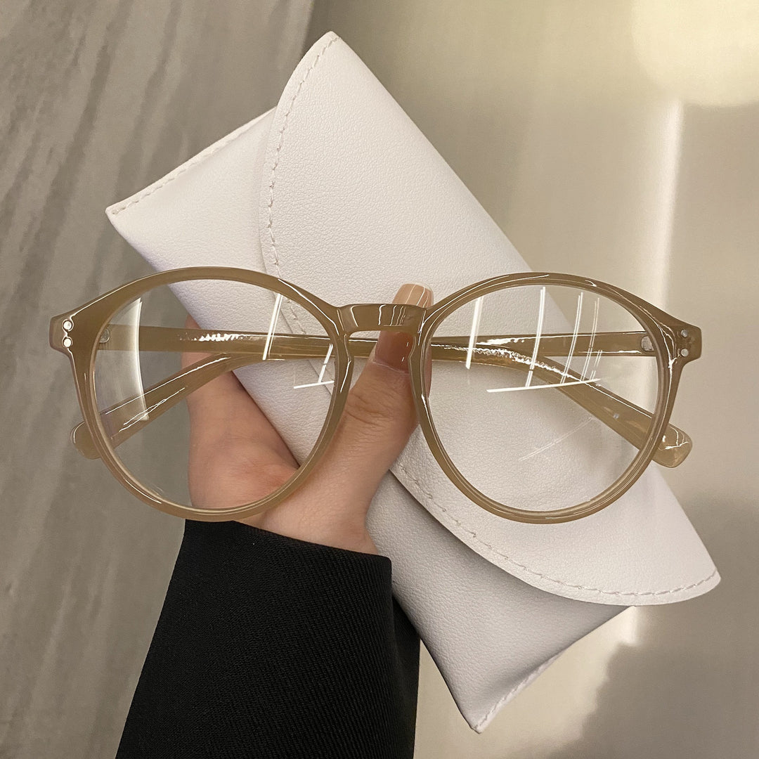 Dame fashion Cat-Eye briller med dekorativ ramme Skanto