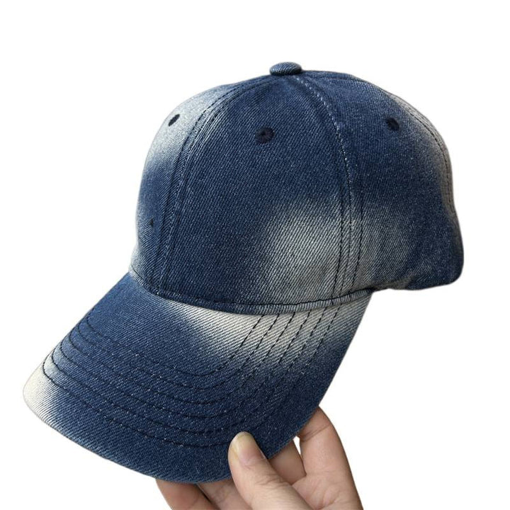 Kvinnens slitte denim baseball-caps Skanto 1784083710