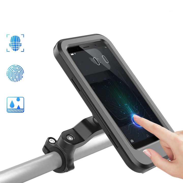 RideCharge Pro – Wasserdichte Handyhalterung with USB-Anschluss og 15-W-Wireless-Ladefunksjon for Fahrräder and E-Bikes