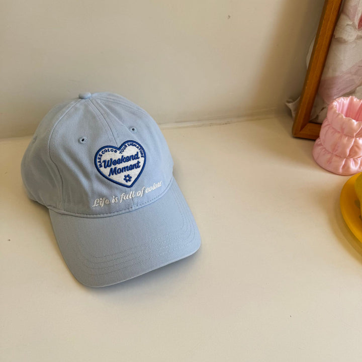 Kvinns Casual Brodert Avslappet Baseball Caps Skanto