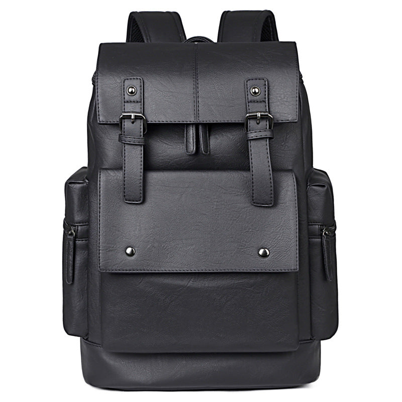 Elegant Backpack in Durable Faux Leather Skanto