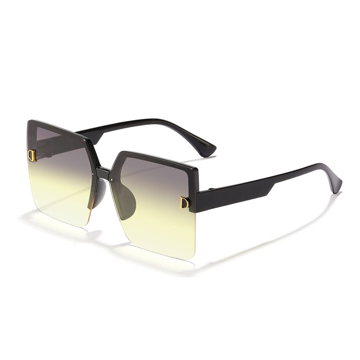 Dame kvadratisk solbrille med elegant gradient Skanto