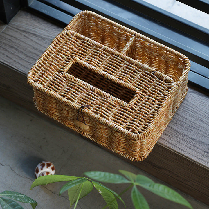 Håndvevd Multi-Compartment Oppbevaringskurv Skanto