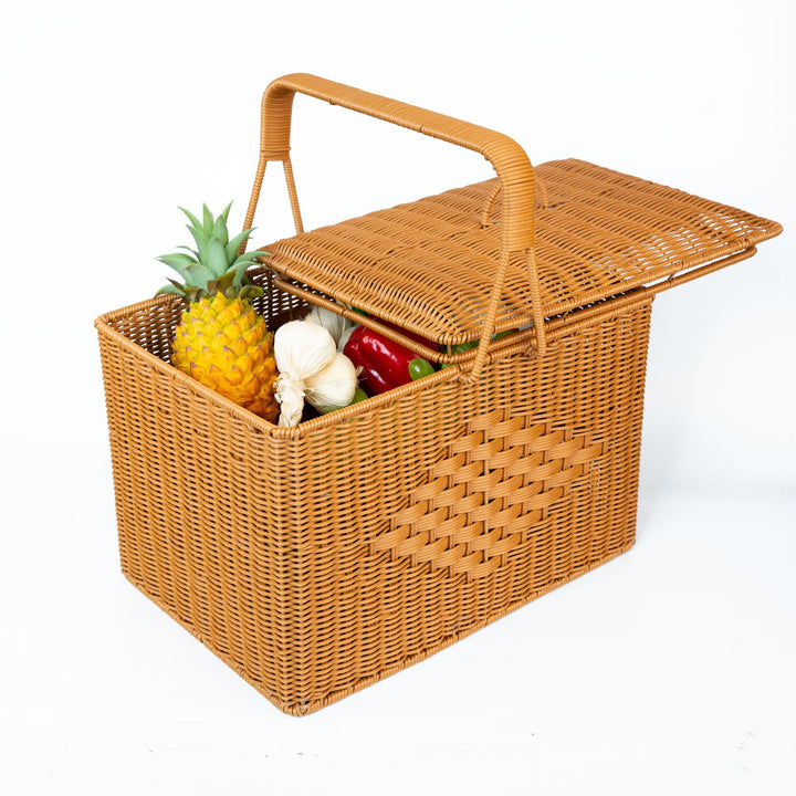 Damer Mykt vevd piknikkurv Skanto