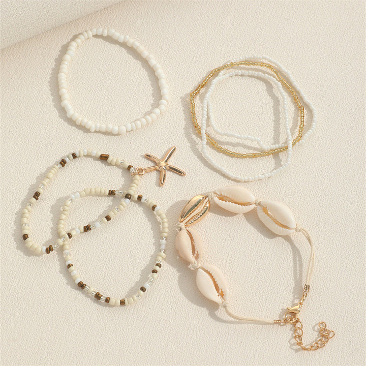 Skanto | 7pc Boho Strand Armbåndstakk