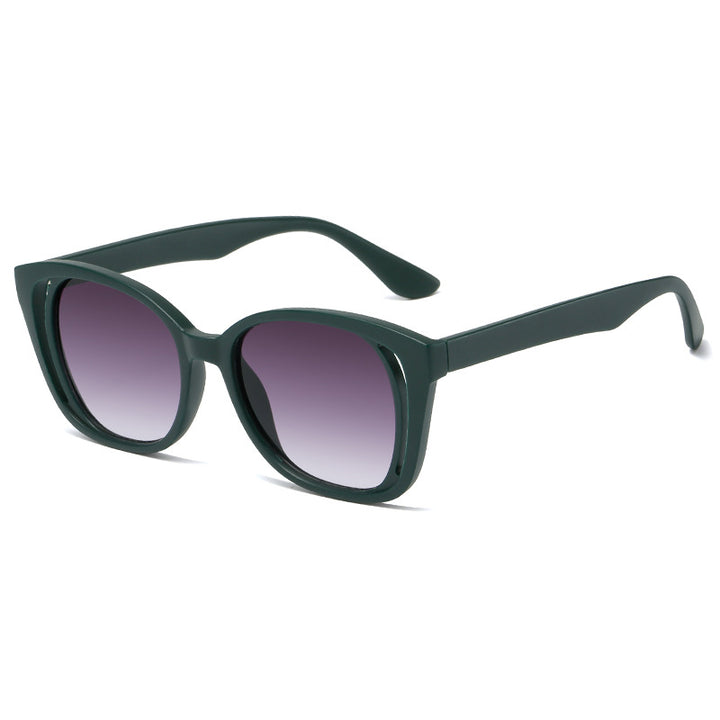 Dame stilige Cat-Eye solbriller med robust ramme Skanto