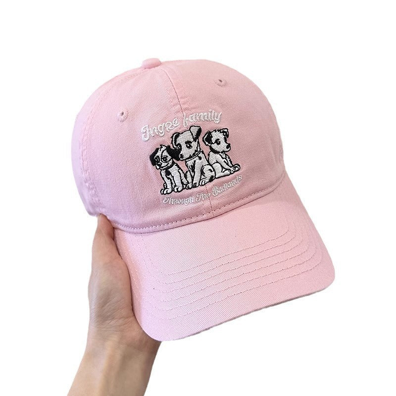 Kvinnenes broderte kjæledyr-tema baseball cap Skanto
