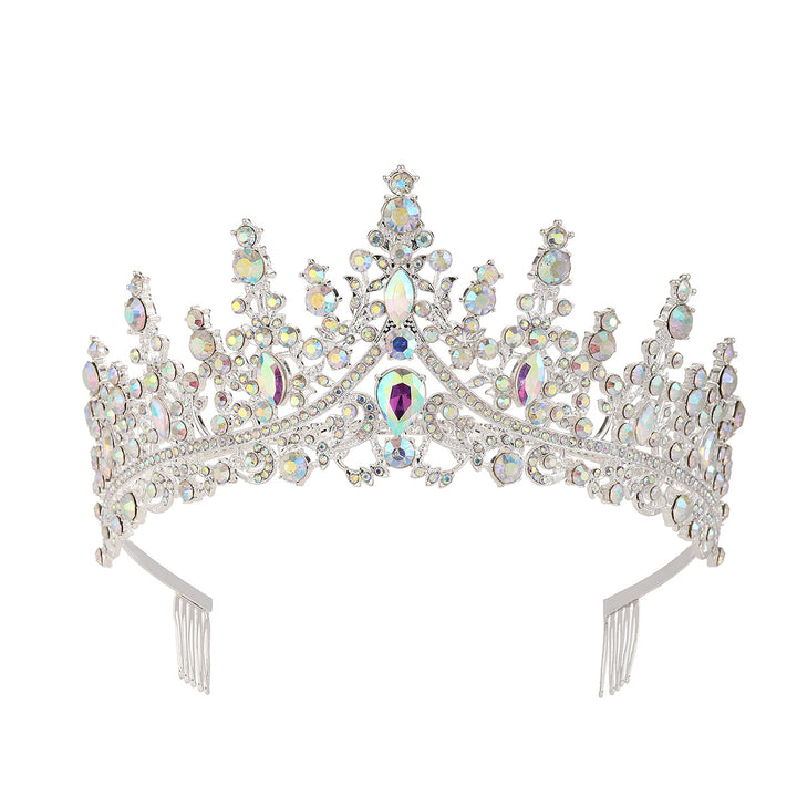 Dame Strass Tiara med glitrende edelstener Skanto