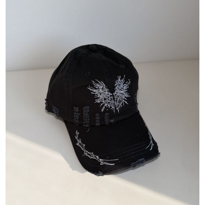Kvinners Slitt Grafisk Snapback Caps Skanto