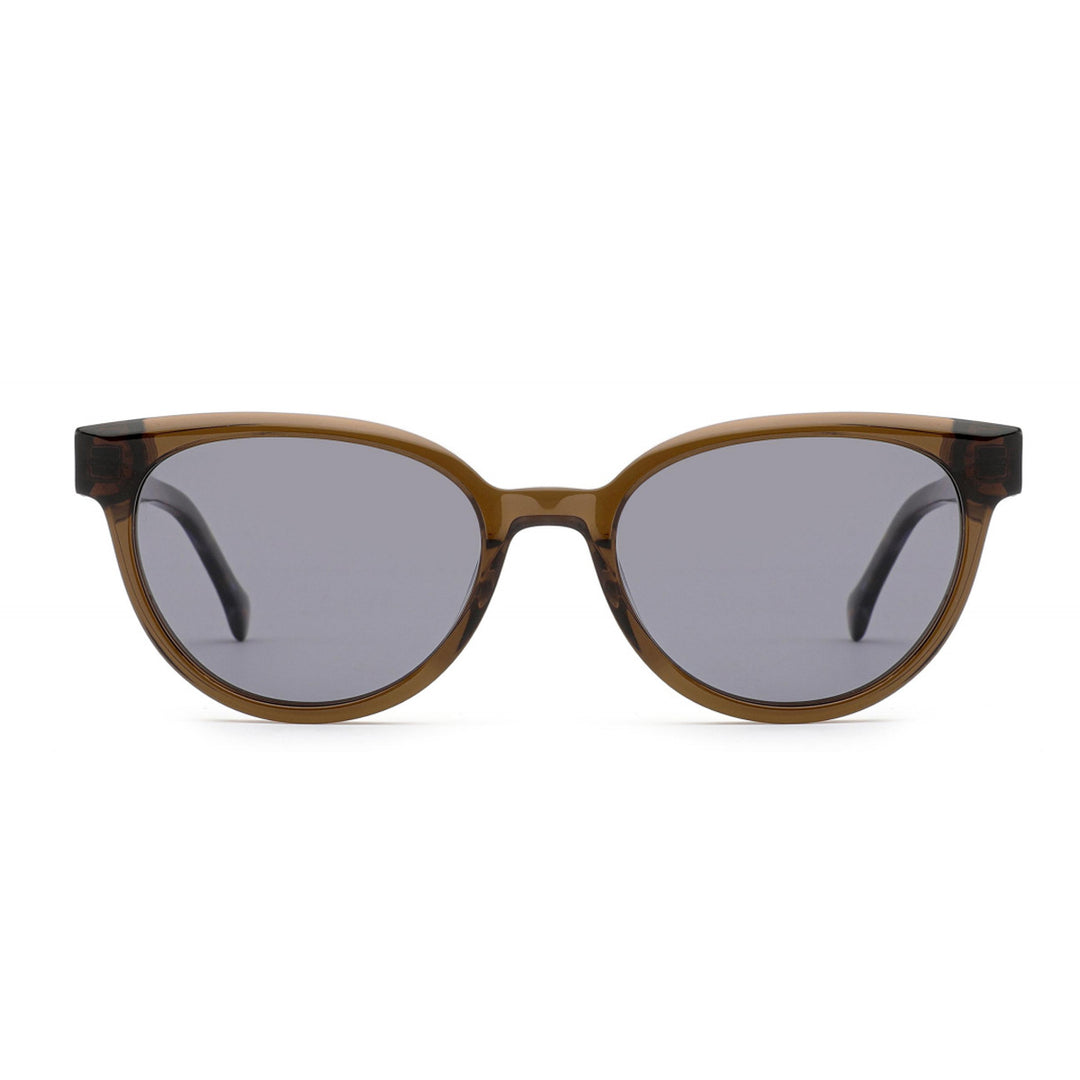 Dame solbrille i elegant retro-design med høykvalitets UV-beskyttelseslinser Skanto