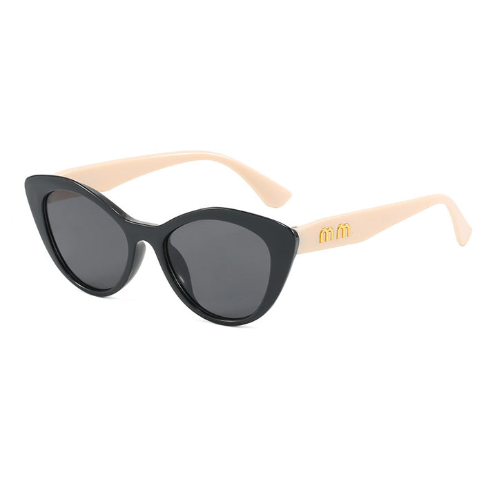 Damen Cat-Eye solbriller i trendy vintage-stil Skanto