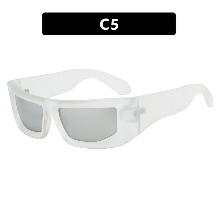 Dame sporty solbriller med bred ramme og polariserte glass Skanto