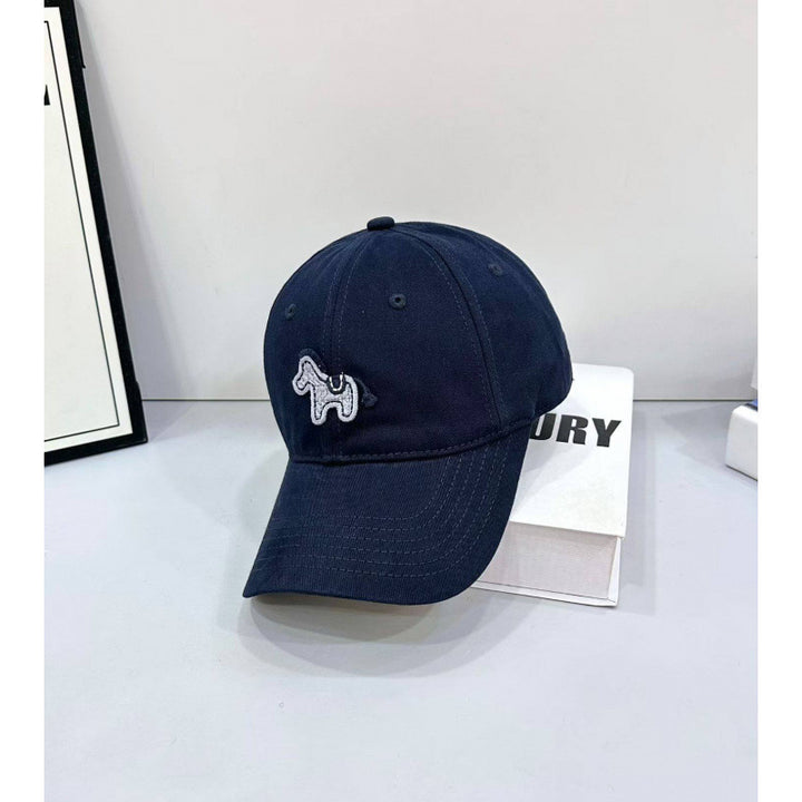 Kvinne Playful Brodert Pony Baseball Caps Skanto