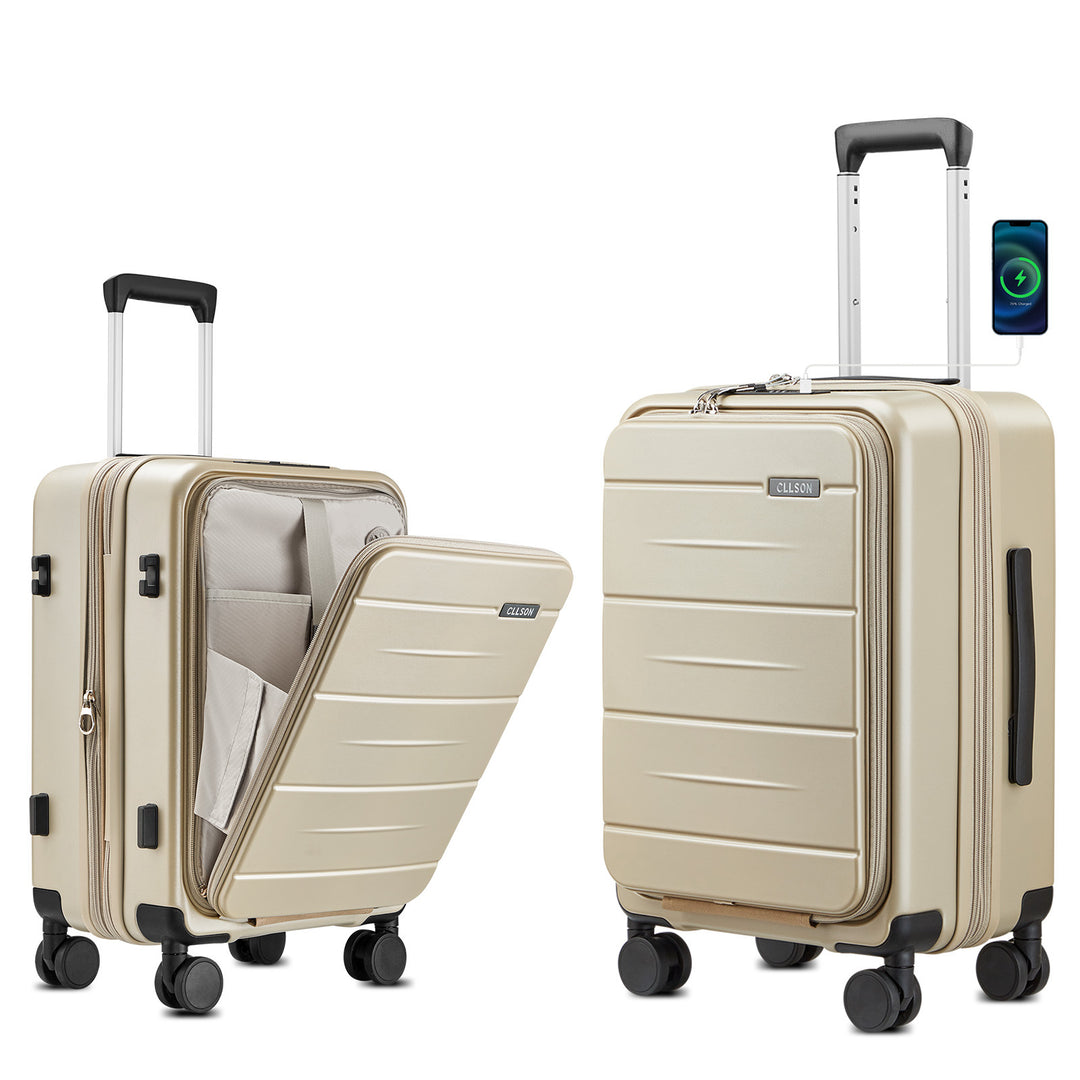 Unisex Smart Hard Shell Cab Carry-On Bagasje Skanto