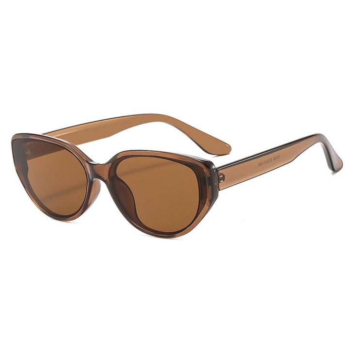 Dame moteriktig solbrille i elegant cat-eye stil Skanto