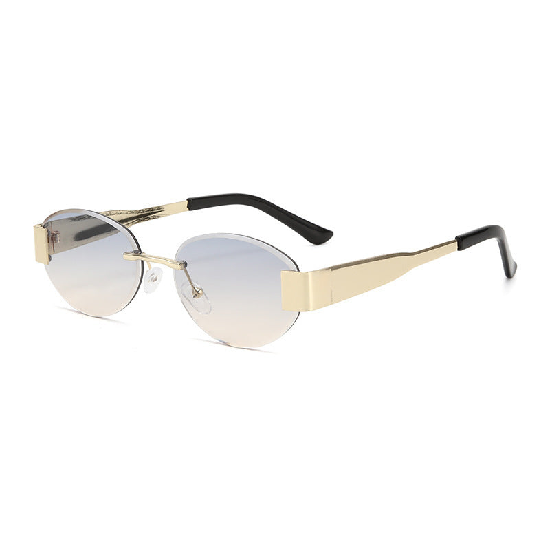 Dame glamorøs solbrille med klar, elegant ramme og beskyttende UV-filter Skanto