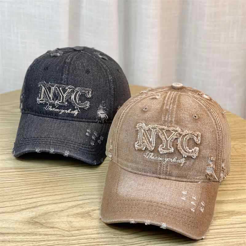 Kvinnens distressed fashion baseball cap Skanto