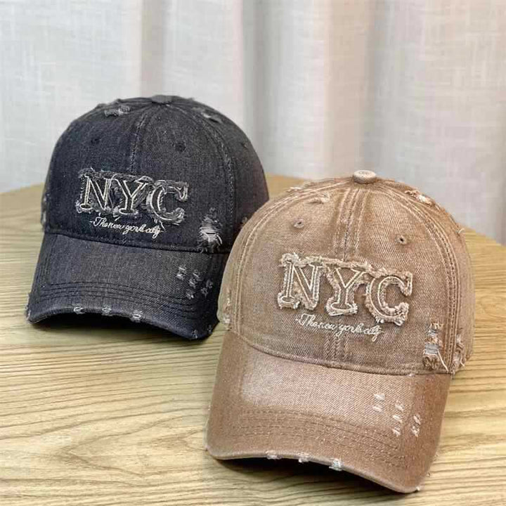 Kvinnens distressed fashion baseball cap Skanto
