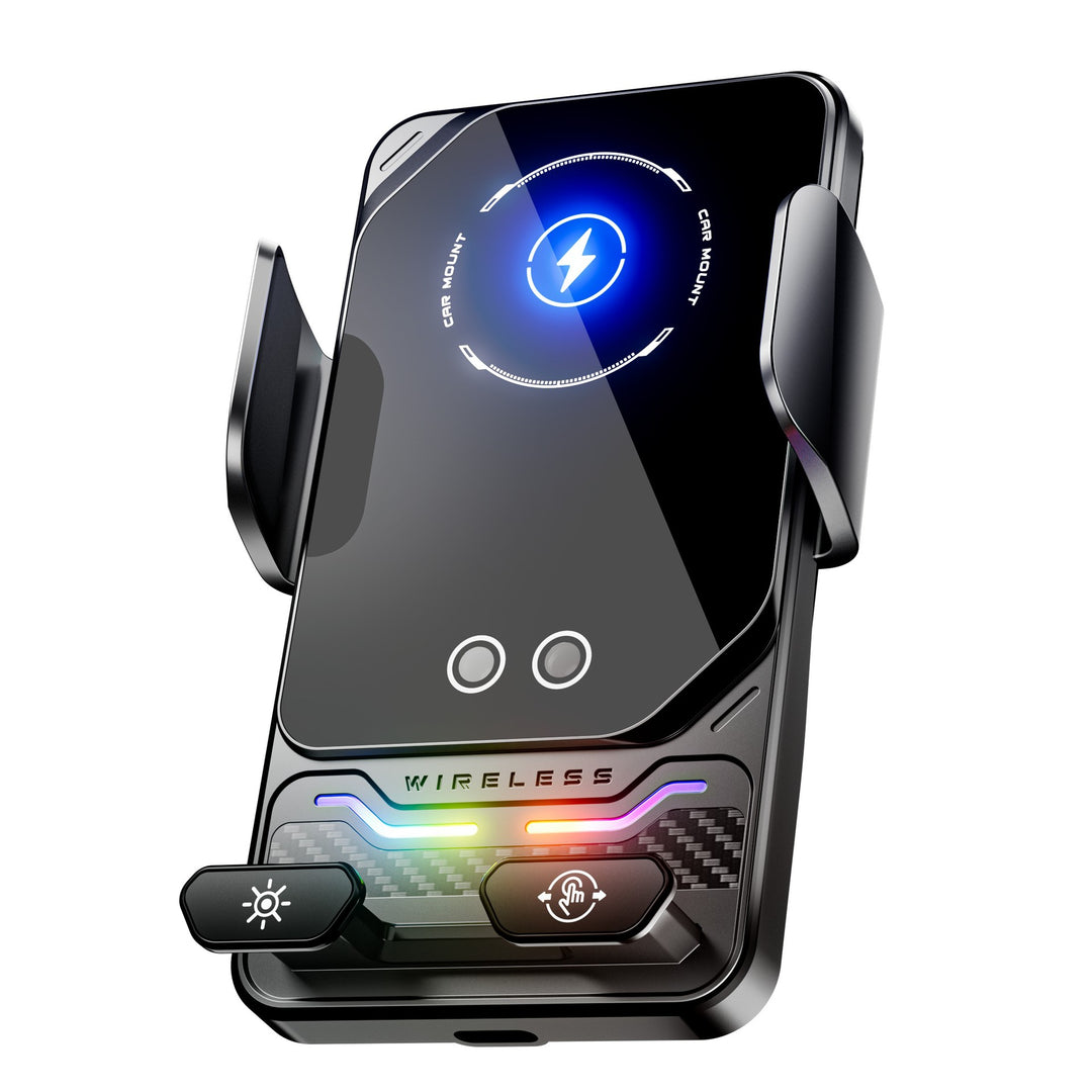 Unisex Qi-kompatibel smarttelefonholder med automatisk festing Skanto