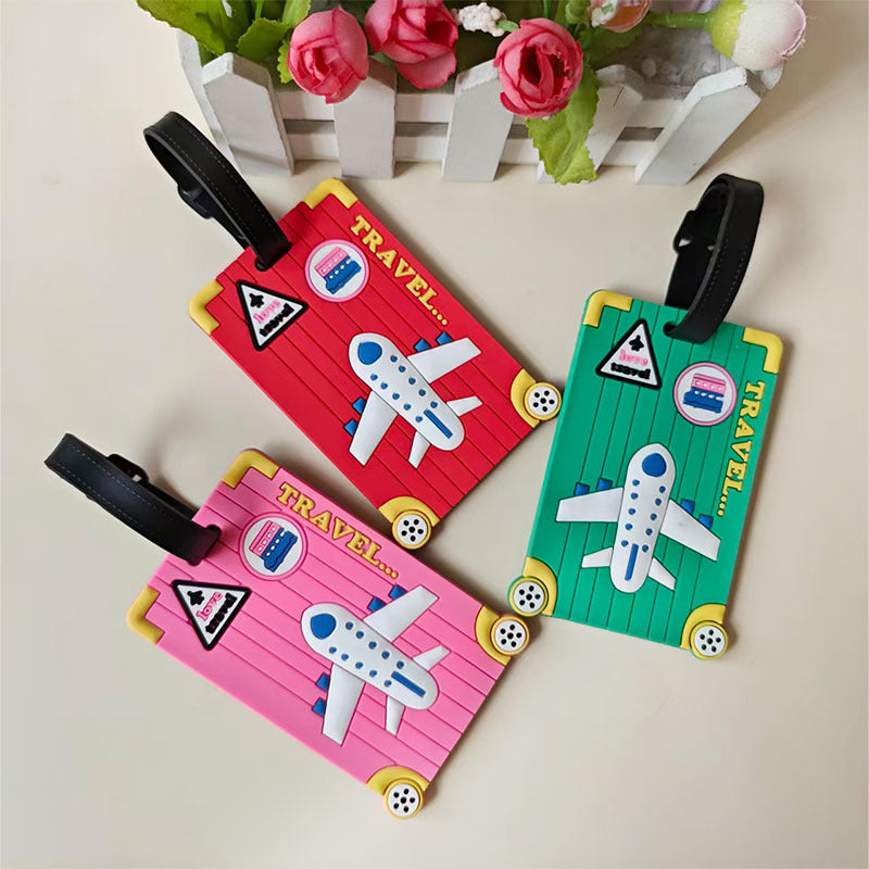 Unisex Bagasjelapp med kreativt reise-motiv Skanto