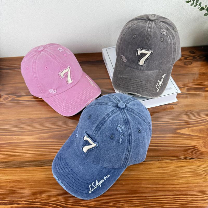 Herre Distressed Vintage Baseball Caps Skanto