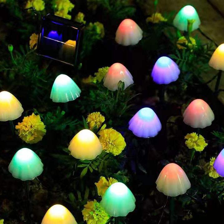 Samtidig Kreativ Plast Solenergi LED Sopplamper Lyskilder For Utendørs Terrasse | Skanto