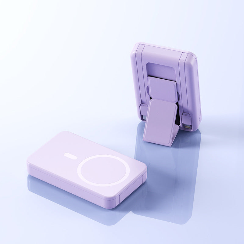 Magnetisk powerbank med hurtig Qi-ladeteknologi Skanto