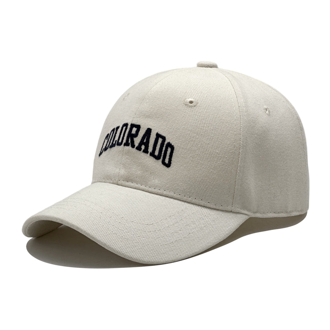 Dame trendy caps med brodert tekst Skanto