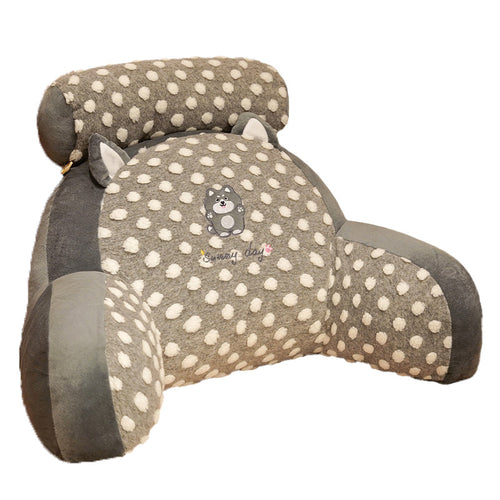 Ergonomisk plysj ryggstøttepute Skanto