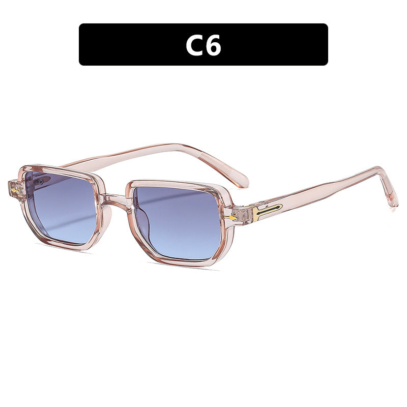 Dame kvadratisk solbrille med elegant design og polariserende glass Skanto