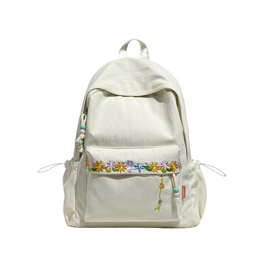 Brodert Blomster Dagsekk Skanto
